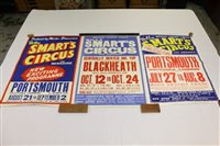 Lot 1934 - Vintage Billy Smart's Circus posters -...