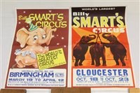 Lot 1936 - Vintage Billy Smart's Circus posters -...