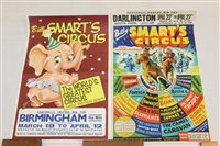 Lot 1937 - Vintage Billy Smart's Circus posters -...