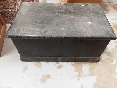 Lot 995 - Victorian painted pine trunk