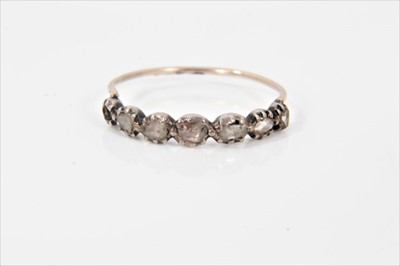 Lot 489 - George III diamond ring