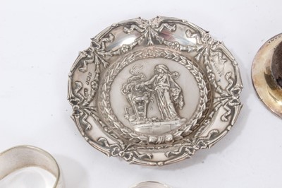 Lot 283 - Selection of miscellaneous Georgian and later silver, and silver plate