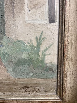 Lot 1700 - *Mary Potter (1900-1981) oil on board - The Terrace, 40cm x 35cm, framed
