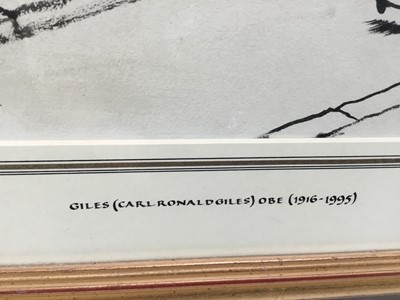 Lot 1811 - *Giles, Carl Ronald Giles O.B.E. (1916-1995) pen and ink cartoon – “Psst! Feelthy Banned BMA Book On Getting Married”, signed, titled
