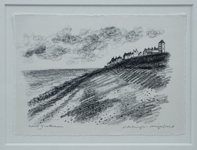 Lot 1754 - *David Gentleman (b.1930) pencil drawing - Aldeburgh, signed and inscribed, in glazed frame