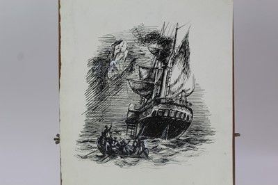 Lot 1863 - Phyllis Ginger (1907-2005) pen and ink drawing - The Paddle Steamer, unframed 
Provenance: Chris Beetles Gallery