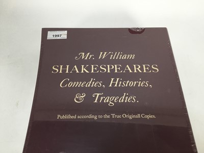 Lot 137 - Mr William Shakespeare’s Comedies, Histories & Tragedies, maroon cloth bound, as new