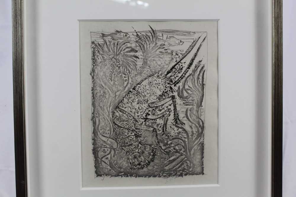 Lot 1853 - Pablo Picasso (1881-1973) aquatint, etching and drypoint - Prawn, unsigned, edition of 226, in glazed frame 
Provenance: Goldmark Gallery