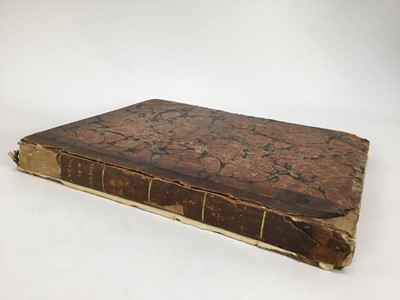 Lot 1999 - Book - ‘Antiquities of London...’, published 1791, in calf binding 
(disbound)