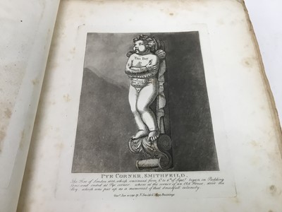 Lot 97 - Book - ‘Antiquities of London...’, published 1791, in calf binding 
(disbound)