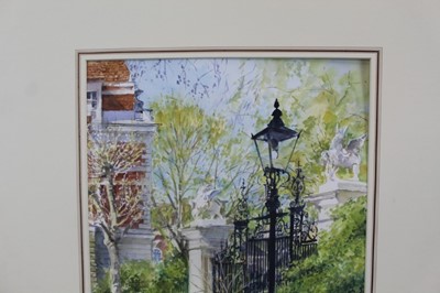 Lot 1806 - Lesley Fotherby (b. 1946) watercolour - Grays Inn, near Chancery Lane, signed, mounted 
Provenance:  Chris Beetles Ltd, London