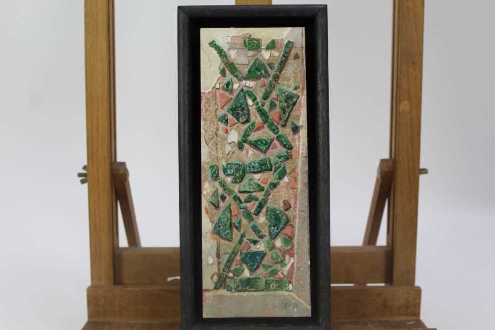 Lot 252 - Val Archer (b. 1946), oil on paper - Triangoli, initialled, framed 
Provenance:  Chris Beetles Ltd, London
