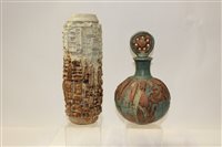 Lot 1010 - Bernard Rooke studio pottery decanter and...