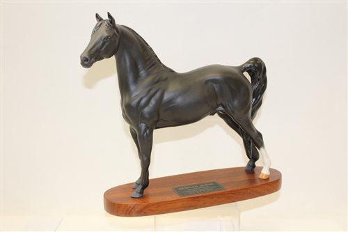 Lot 1013 - Beswick Connoisseur model - Morgan Horse, on...