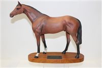 Lot 1016 - Beswick Connoisseur model - Racehorse, on...