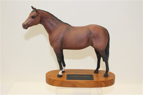 Lot 1017 - Beswick Connoisseur model - Thoroughbred, on...
