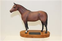 Lot 1017 - Beswick Connoisseur model - Thoroughbred, on...