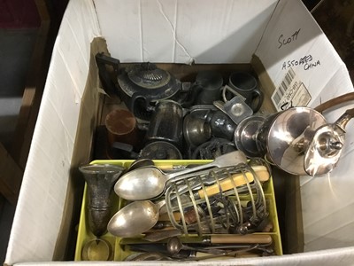 Lot 551 - Lot old plated ware including entree dishes , chamber stick and wine coaster