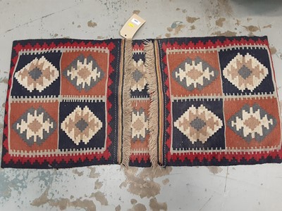 Lot 1080 - Small kelim rug, 108cm x 52cm