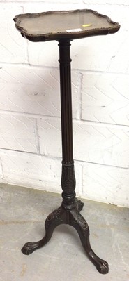 Lot 1480 - Georgian revival mahogany kettle stand