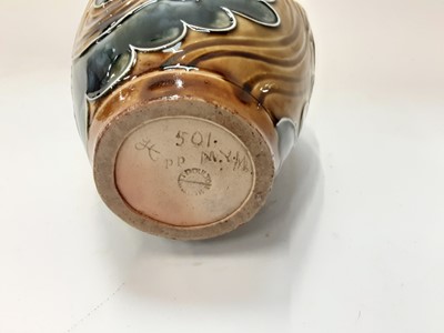 Lot 1302 - Fine quality Doulton vase with potters mark to base