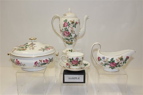 Lot 1030 - Wedgwood Charnwood pattern tea and dinner...