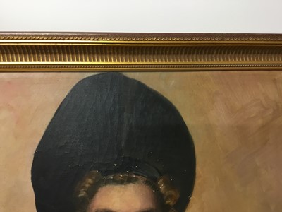 Lot 228 - H. Goddard, first half 20th century, oil on canvas - portrait of a lady, signed, in gilt frame