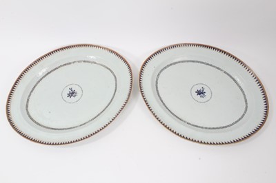Lot 321 - Good pair of 18th Century Chinese dishes