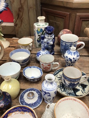 Lot 47 - Collection of 18th, 19th and 20th century porcelain and other ceramics including Chinese