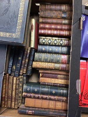 Lot 240 - Box of antiquarian books together with two boxes of opera programmes