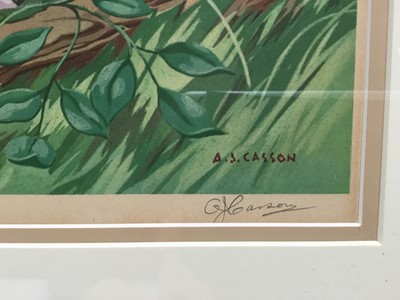 Lot 59 - Albert Joseph Casson (1898-1992), colour print - White Trillium, signed