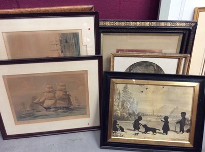 Lot 389 - Mixed lot of 19th century prints and other decorative pictures