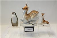 Lot 1045 - Selection of Russian porcelain animal...