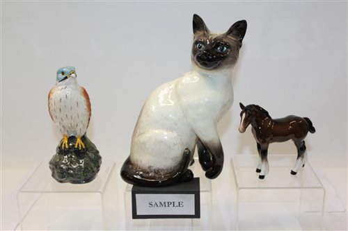 Lot 1047 - Collection of Beswick models - including cats,...