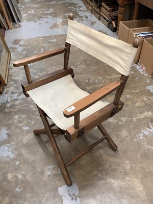 Lot 1111 - Pair of folding directors chairs