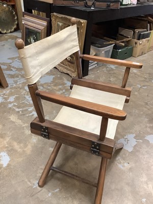 Lot 1111 - Pair of folding directors chairs