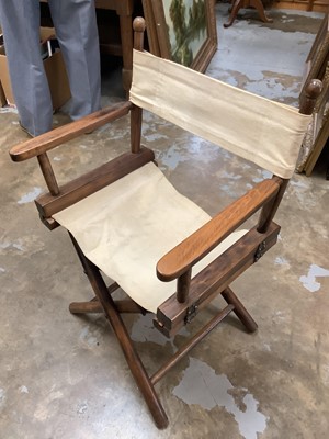 Lot 1111 - Pair of folding directors chairs