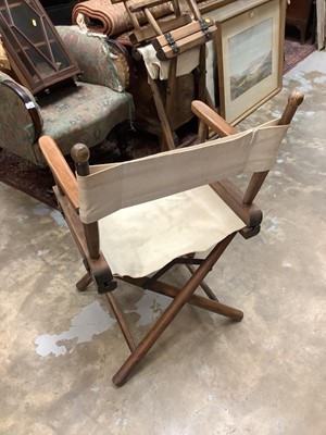 Lot 1111 - Pair of folding directors chairs