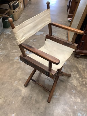 Lot 1111 - Pair of folding directors chairs