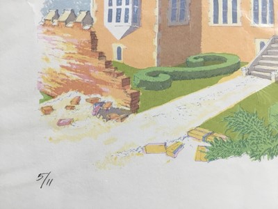 Lot 180 - Penny Berry Paterson (1941-2021) colour print, St Mary's, Long Melford, signed and numbered 5/11 33 x 44cm