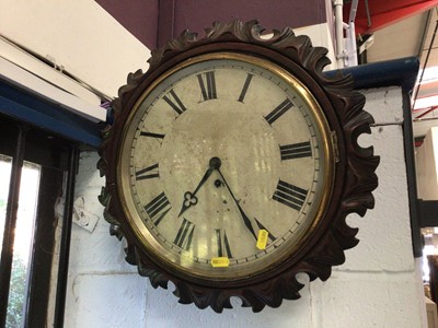 Lot 56 - 19th century wall clock
