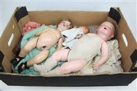 Lot 1802 - Dolls - large Armand Marseille bisque head 351...