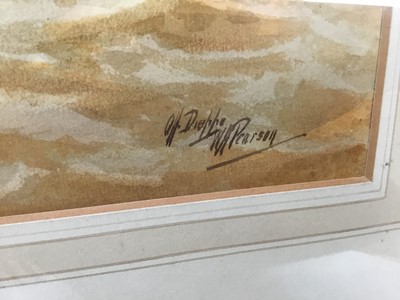 Lot 118 - William Henry Pearson seascape, signed watercolour