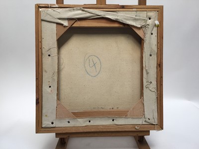 Lot 51 - English School (second-half 20th century), oil on canvas, abstract, 36cm square, framed