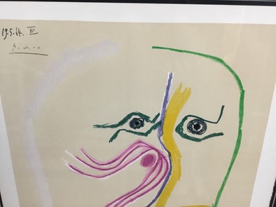 Lot 116 - After Pablo Picasso (1881-1973) lithograph, Head, published by Mourlot - Henri Deschamps, circa 1969