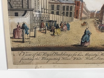 Lot 140 - 18th century hand-coloured engraving