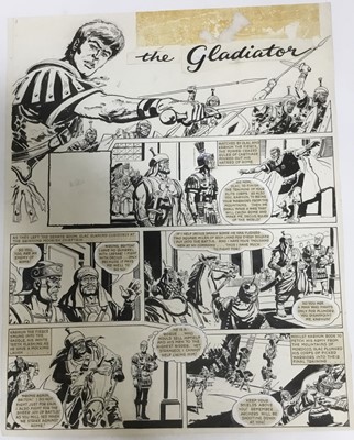 Lot 5 - Comic Book interest: Two original pen and ink illustrations