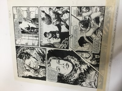 Lot 6 - Comic Book Interest: series of 6 pages of original illustrations to 2000AD