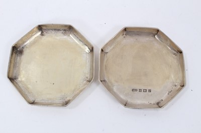 Lot 341 - Selection of contemporary silver including three separate pairs of dishes and one other