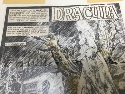 Lot 11 - Comic Book Interest: two original illustrations for Vampirella by Esteban Moroto (b. 1942)